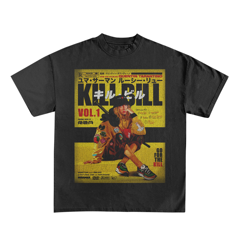 KILL BILL X RZA PREMIUM BLACK T-SHIRT