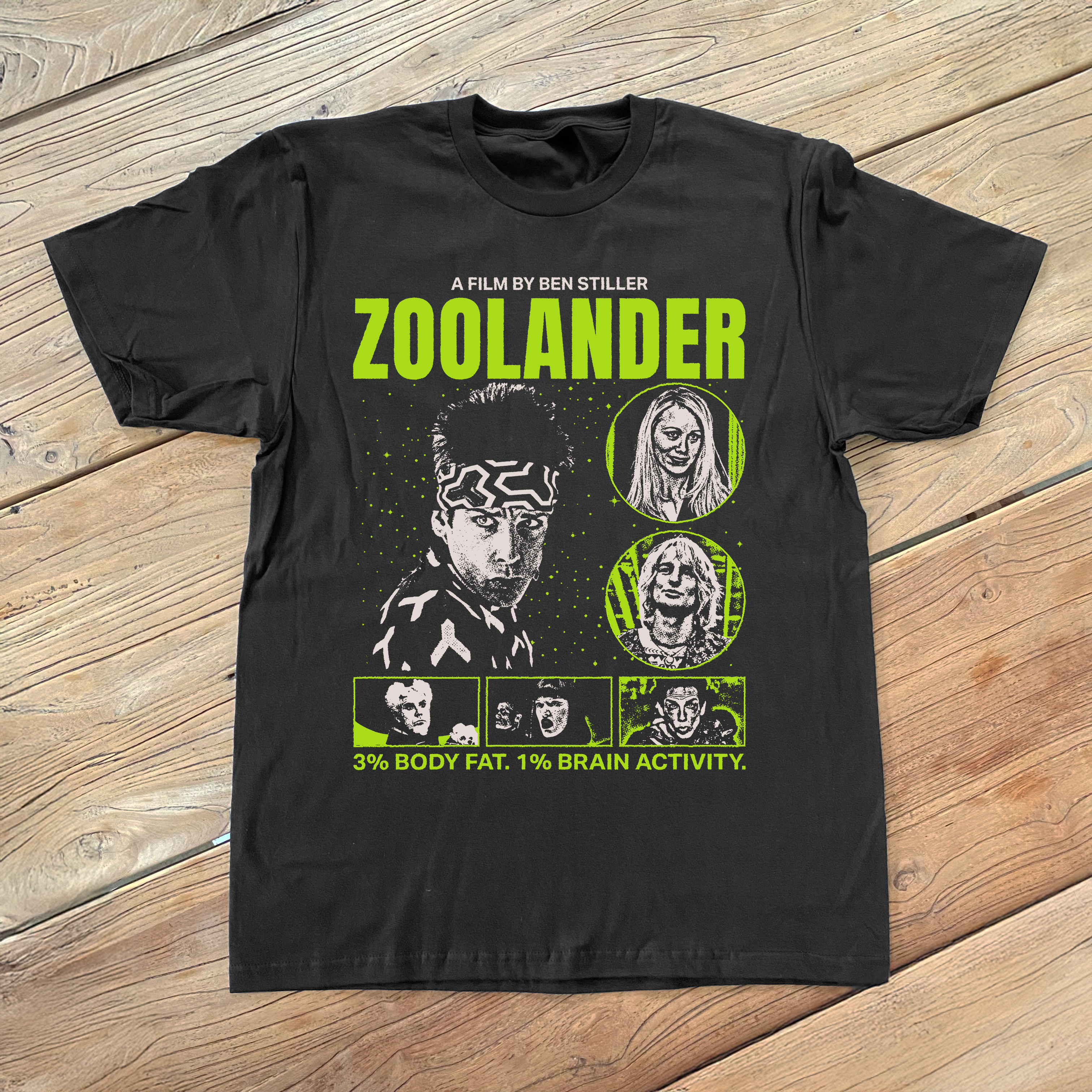 ZOOLANDER BLACK PROMO T-SHIRT