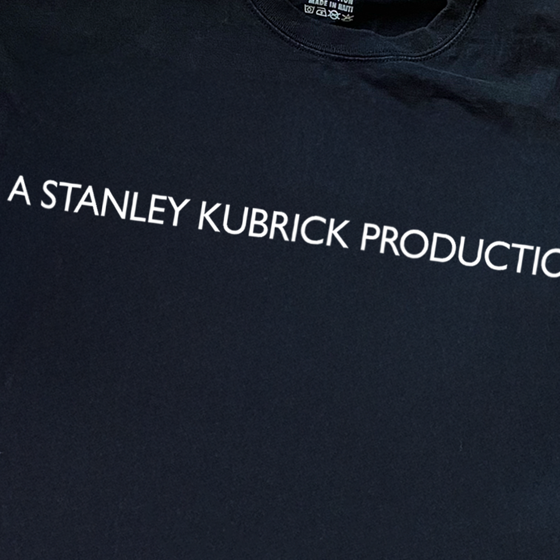 'A STANLEY KUBRICK PRODUCTION' BLACK PROMO T-SHIRT