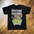 VINTAGE SCOOBY DOO MYSTERY MACHINE BLACK T-SHIRT