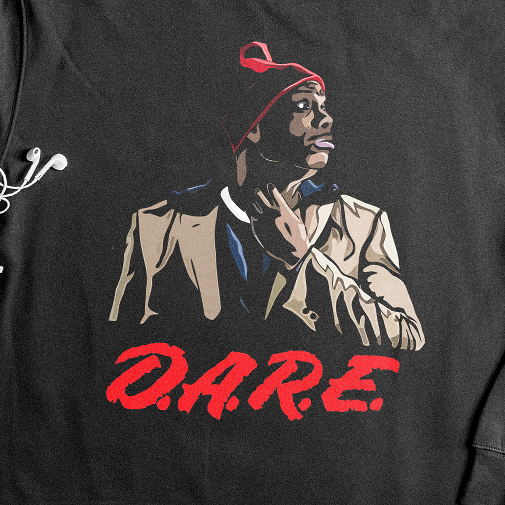 'D.A.R.E BIGGUMS' BLACK CREWNECK