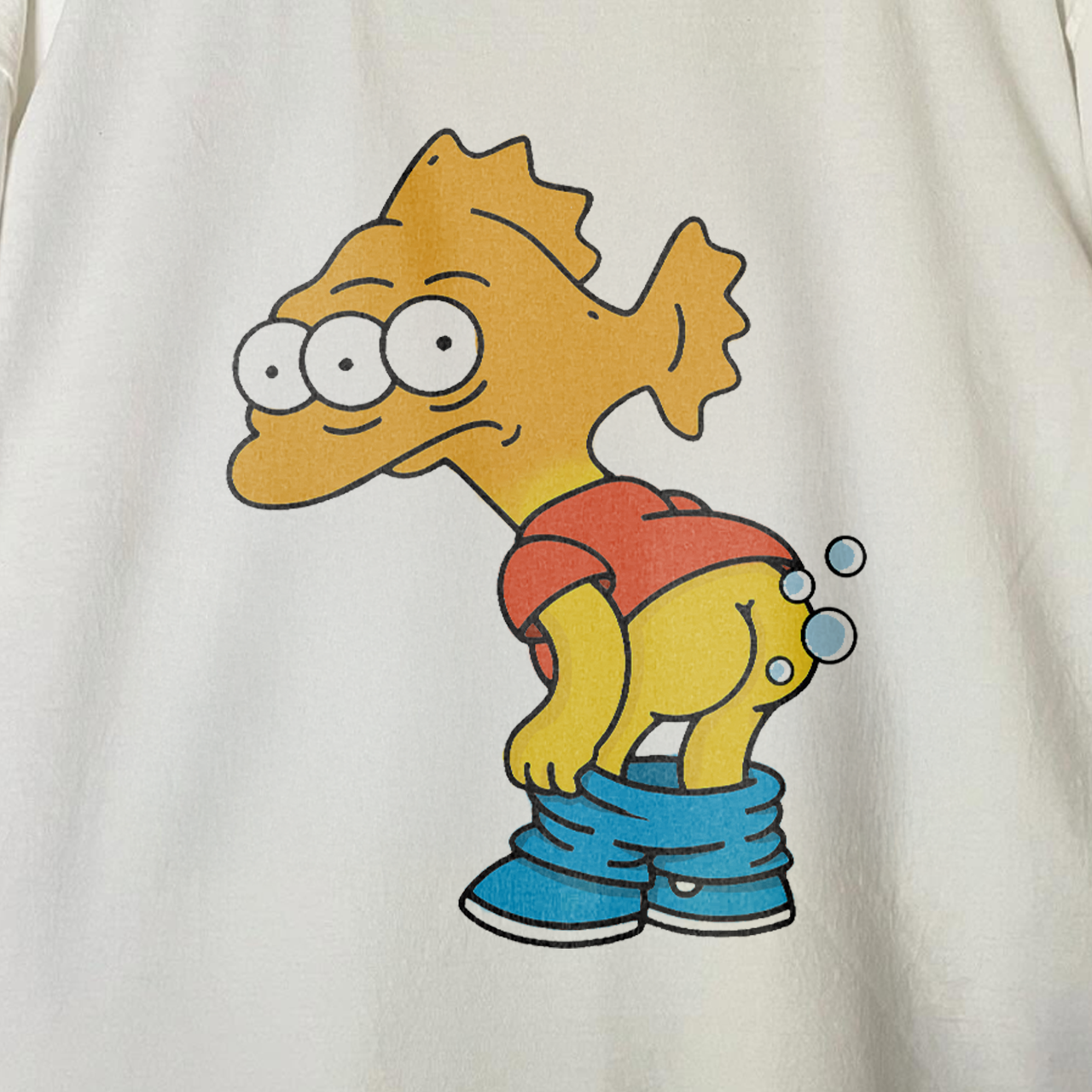 BLINKY-BART WHITE T-SHIRT