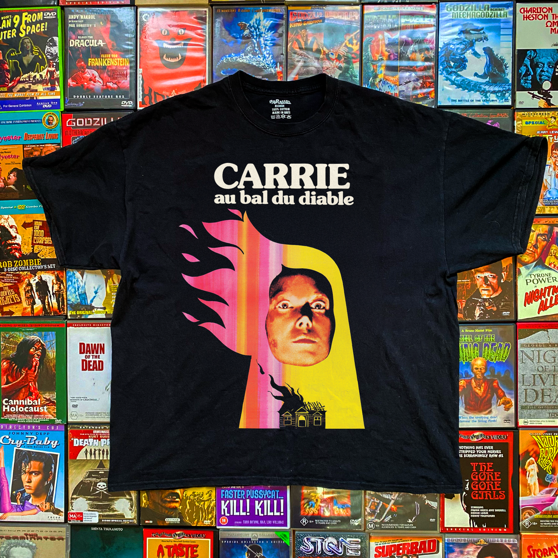 AWESOME 70s FRENCH 'CARRIE' PROMO T-SHIRT