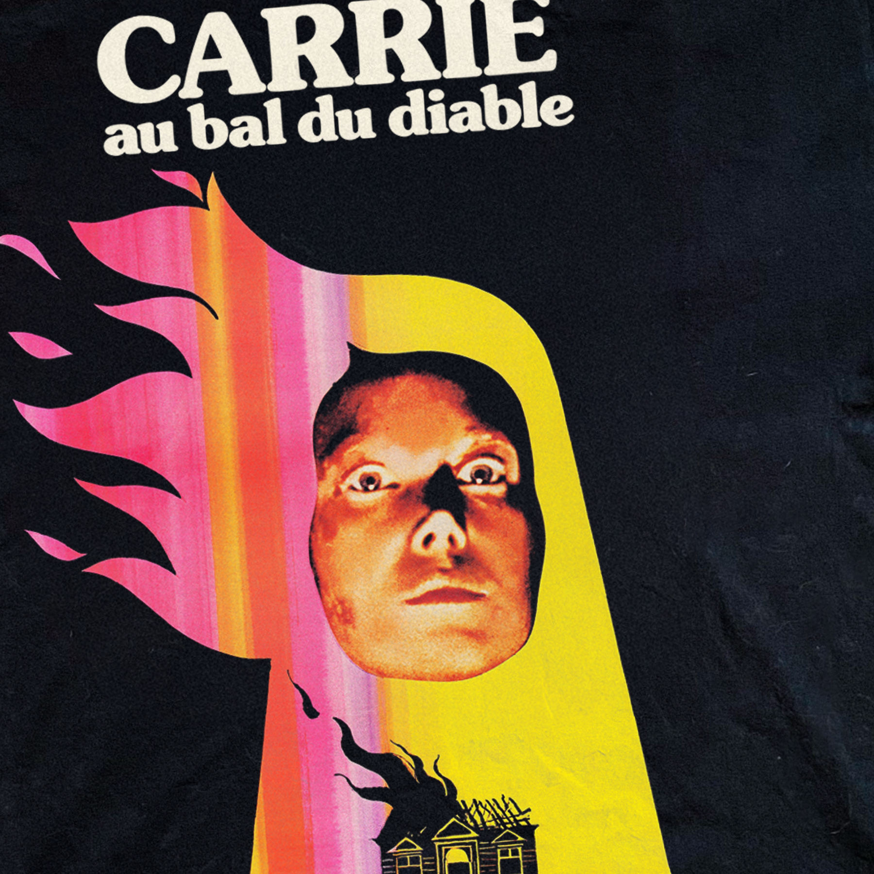 AWESOME 70s FRENCH 'CARRIE' PROMO T-SHIRT