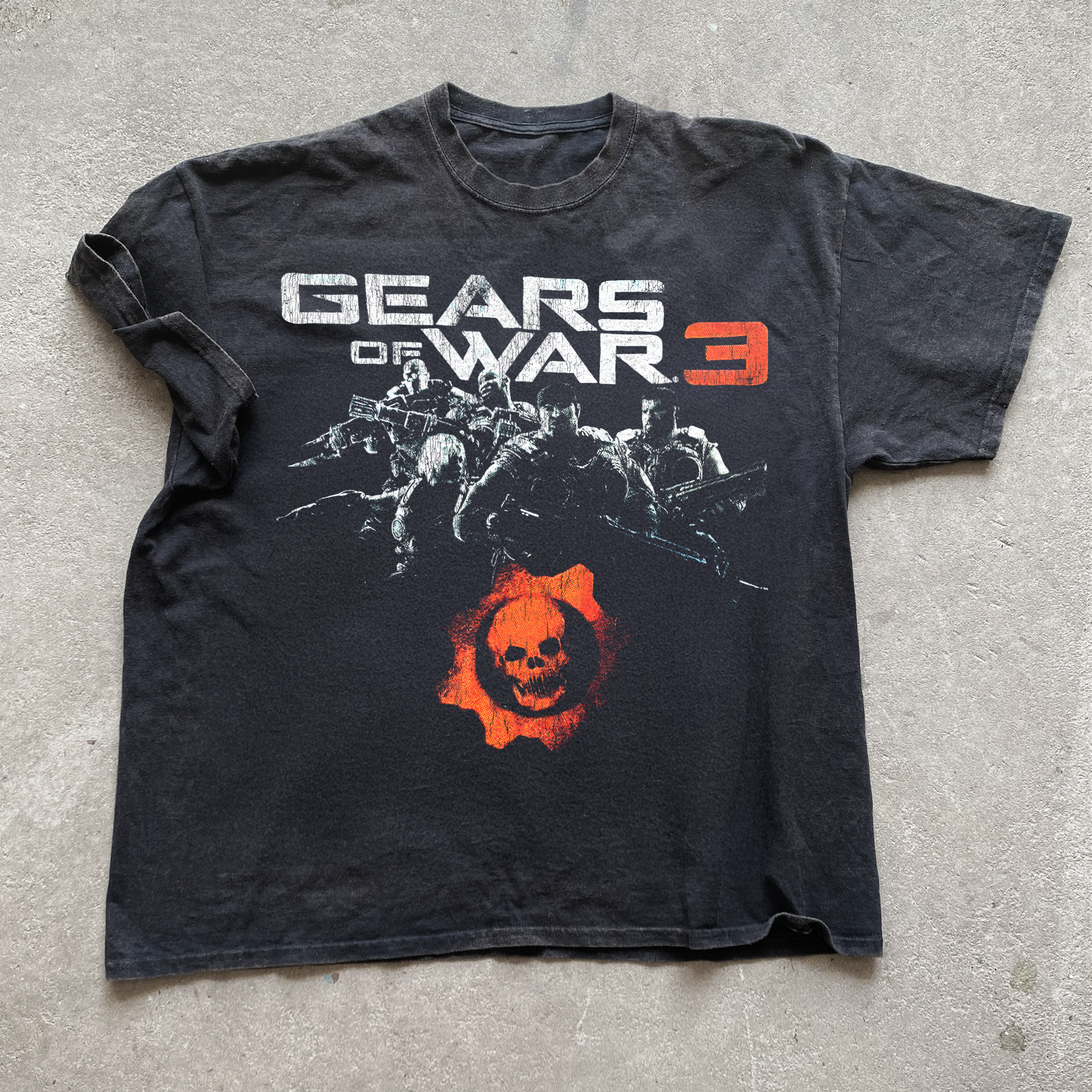 GEAR OF WVR III BLACK WASHED T-SHIRT