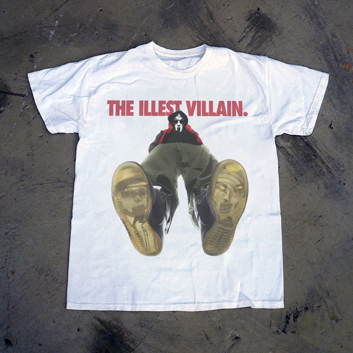 THE ILLEST VILLAIN WHITE T-SHIRT