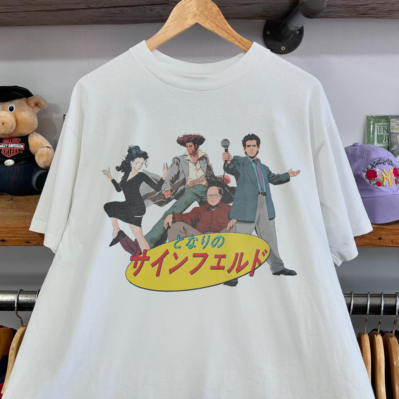 SEINFELD ANIME WHITE T-SHIRT