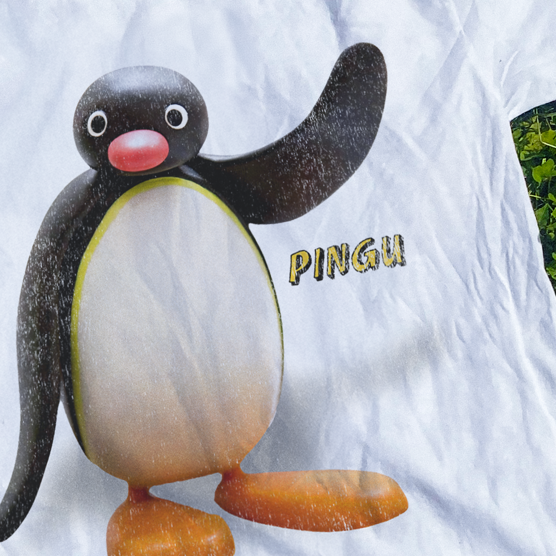 VINTAGE 1994 'PINGU' WHITE T-SHIRT